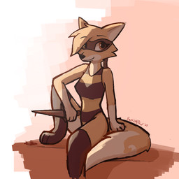 anthro cheek_tuft clothed clothing dagger facial_tuft female fur gloves_(marking) head_tuft holding_object holding_weapon light markings mask melee_weapon simple_background sitting solo tail tan_body tan_fur tuft weapon enginetrap canid canine fox mammal 1:1 2020 digital_media_(artwork) hi_res lighting