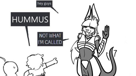 anthro armor dialogue fluffy gesture hand_gesture male pointing pointing_at_another tail tail_motion tailwag waving_hand alteredkrimson not_what_im_called havus_(alteredkrimson) bat kugar_(alteredkrimson) mammal meme
