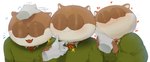 anthro clothed clothing hand_holding happy headpat male overweight overweight_male petting scratching smile solo whiskers neato5 anon lucas_(elchilenito) domestic_cat felid feline felis human mammal hi_res