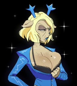 Rating: q
ID: 5707365
Date: 2025-07-13 23:34:43 -0400
Status: pending
Score: 6
anthro big_breasts black_clothing blue_clothing blue_topwear bra breasts carol_holiday cleavage clothed clothing deer deltarune digital_media_(artwork) female hi_res horn kitapult lightner mammal markings mole_(marking) mole_on_breast new_world_deer reindeer solo topwear undertale_(series) underwear vein veiny_breasts post #5707365