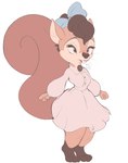 anthro barefoot brown_body brown_fur buckteeth clothed clothing feet female fully_clothed fur leg_markings markings socks_(marking) solo standing teeth conditional_dnp tohupo surisu_(tohupo) mammal rodent sciurid tree_squirrel 2022 artist_name dated digital_media_(artwork) hi_res