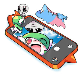 cellphone crossed_arms duo electronics featureless_feet featureless_hands feet female frown hair hair_over_eye micro not_furry open_mouth open_smile phone selfie simple_background smartphone smile white_background melfunnysmell nintendo pokemon gaba_(melfunnysmell) hatta_(melfunnysmell) gardevoir generation_3_pokemon generation_4_pokemon generation_8_pokemon hatterene humanoid pokemon_(species) rotom rotom_phone hi_res meme