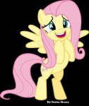 feathered_wings feathers female feral simple_background smile solo transparent_background wings yellow_body yellow_feathers vector-brony friendship_is_magic hasbro my_little_pony mythology fluttershy_(mlp) equid equine mammal mythological_creature mythological_equine pegasus absurd_res alpha_channel hi_res