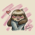 anthro blush clothing femboy fluffy_ears heart_symbol hoodie licking licking_lips licking_own_lips lidded_eyes male self_lick solo thirsty tongue tongue_out topwear tekandprieda_(artist) animal_crossing nintendo digby_(animal_crossing) canid canine canis domestic_dog mammal shih_tzu toy_dog 1:1 hi_res sketch