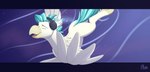 blue_hair blue_tail electronics eyes_closed feral flying fur hair headphones hooves male musical_note musical_symbol solo symbol tail turquoise_hair turquoise_tail white_body white_fur white_wings wings ailoy4 european_mythology friendship_is_magic greek_mythology hasbro my_little_pony mythology terramar_(mlp) avian hippogriff mythological_avian mythological_creature absurd_res hi_res