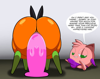 anal anal_penetration anus big_butt bulge butt clothing dialogue dildo dildo_in_ass dildo_insertion dildo_sitting duo eye_scar facial_scar feral green_anus huge_butt huge_dildo hypnosis implied_hypnosis legwear looking_at_viewer lube lube_on_dildo male male_feral male_focus male_penetrated mind_control object_in_ass panties penetration pink_dildo purple_clothing purple_panties purple_underwear scar sex_toy sex_toy_in_ass sex_toy_insertion sitting speech_bubble stockings superhero supervillain talking_to_viewer tenting text twerking underwear tepigfan101 nintendo pokemon axel_the_tepig bacon_butt_(tepigfan101) creampuff_(tepigfan101) generation_1_pokemon generation_5_pokemon jigglypuff pokemon_(species) tepig waddling_head 2026 2d_animation animated digital_media_(artwork) english_text frame_by_frame hi_res