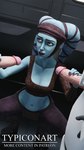 blue_body blue_skin breasts double_handjob erection female group handjob lekku_(anatomy) male male/female navel penile sex trio typiconart star_wars star_wars:_the_clone_wars aayla_secura clone_trooper alien humanoid twi'lek 3d_(artwork) digital_media_(artwork) hi_res