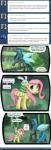 angel_(mlp) arthropod changeling comic english_text equid equine feathered_wings feathers female fluttershy_(mlp) friendship_is_magic hasbro hi_res horn mammal my_little_pony mythological_creature mythological_equine mythology pablofiorentino pegasus queen_chrysalis_(mlp) text trapped tumblr url wings yellow_body yellow_feathers