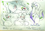 anthro anus balls big_butt butt duo facesitting genitals hug huge_butt hugging_another male male/male sex simple_background sitting_on_another size_difference sketchbook slime tail thick_thighs hoosierman9911a game_freak mythology nintendo pokemon fan_character dragon generation_6_pokemon goodra mythological_creature mythological_scalie pokemon_(species) scalie 2025 absurd_res hi_res signature sketch traditional_media_(artwork)