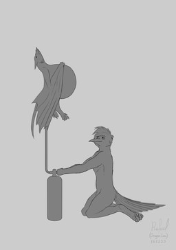 air_inflation air_tank ambiguous_gender anthro belly belly_inflation big_belly bloated duo feathers feral floating hair hose hose_in_butt hose_inflation inflation male monotone_background paws simple_background tail tail_feathers wings lunhiss european_mythology mythology avian dragon mythological_creature mythological_scalie scalie western_dragon wyvern 2023 black_and_white dated digital_drawing_(artwork) digital_media_(artwork) hi_res monochrome signature sketch