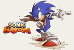 anthro blue_body blue_fur clothing fur gloves green_eyes handwear male simple_background solo powree sega sonic_boom sonic_the_hedgehog_(series) sonic_the_hedgehog eulipotyphlan hedgehog mammal