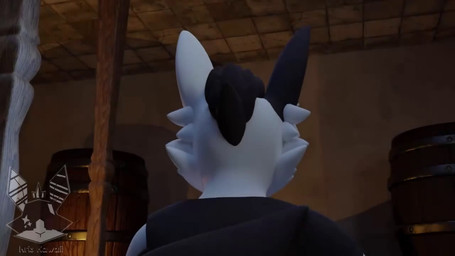 anthro bar black_hair clothed clothing digestion duo fur glowing glowing_eyes hair head_first hood inside licking licking_prey male male/male mouth_shot open_mouth oral_vore size_difference teeth tongue tongue_out uvula vore white_body white_fur kris-kawaii dreamworks puss_in_boots_(franchise) death_(puss_in_boots) x_(kris-kawaii) canid canine canis lagomorph leporid mammal rabbit wolf 16:9 3d_(artwork) 3d_animation animated digital_media_(artwork) long_playtime widescreen