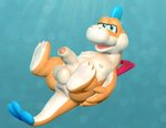 anthro anus balls foreskin genitals humanoid_genitalia humanoid_penis kerchief male neckerchief neckwear nipples penis solo tail tail_anus thick_tail underwater water cinnamoncookies mario_bros nintendo super_mario_3d_world plessie dinosaur marine prehistoric_species reptile scalie 3d_(artwork) digital_media_(artwork) hi_res