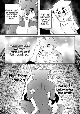 accessory anthro beard big_ears big_feet blush bone buckteeth clothing collar countershade_face countershade_fur countershade_torso countershading dialogue facial_hair fangs feet female floppy_ears fur hair headband hug kiss_on_lips kissing male muscular muscular_anthro muscular_male nude nude_female nude_male one_eye_obstructed predator/prey romantic romantic_ambiance romantic_couple simple_background teeth text white_background white_body white_fur white_hair efradraws northwind_(efradraws) isepo_(efradraws) uspul_(efradraws) canid canine canis lagomorph leporid mammal rabbit wolf absurd_res black_and_white comic digital_media_(artwork) english_text halftone hi_res monochrome