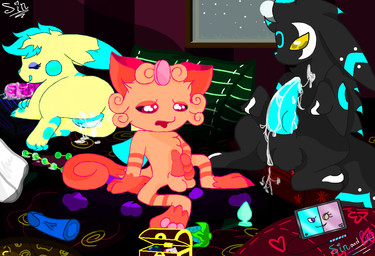 3_toes after_sex anal_beads animal_genitalia animal_penis anus auto_penis_lick balls blue_eyes blush bodily_fluids butt buttplug canine_genitalia canine_penis cum cum_drip cum_on_balls cum_on_face cum_on_own_face cum_on_self cum_on_tongue cumshot detailed_background dildo dripping ejaculation electricity feet female feral food fruit fur genital_fluids genitals glowing grass group hindpaw knot leaking_cum licking looking_pleasured male masturbation moon night oral oral_masturbation oran_berry orgasm orgasm_face pattern_background pawpads paws pecha_berry penile penile_masturbation penis pillow pink_eyes plant plug_(sex_toy) pokemon_berry self_lick sex_toy sex_toy_background simple_background sky star starry_sky striped_body striped_fur stripes toes tongue tongue_out vulva yellow_eyes sinandcos nintendo pokemon chelly_(sc) crescent_(sc) fan_character sherby_(sc) canid canine canis domestic_cat domestic_dog eeveelution felid feline felis generation_1_pokemon generation_2_pokemon mammal meowth mouse murid murine pikachu pokemon_(species) rodent shiny_pokemon umbreon 2021 2d_animation animated animated_gif digital_media_(artwork) frame_by_frame short_playtime