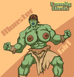 5_fingers abs abstract_background ankle_wraps areola arms_bent barbell_piercing big_areola big_breasts big_muscles big_nipples biped black_eyes blue_lips bottomwear breasts brown_text camel_toe clothed clothing collarbone colored_fingernails colored_nails crossgender dark_hair eyelashes female fingernails fingers fist front_view green_body green_breasts green_ears green_fingernails green_nails green_nose green_skin hair huge_areola humanoid_pointy_ears iris light_areola light_body light_nipples light_skin lips loincloth looking_at_viewer monotone_hair mouth_closed mtf_crossgender multicolored_bottomwear multicolored_clothing multicolored_loincloth muscular muscular_arms muscular_female muscular_humanoid muscular_legs nails nipple_piercing nipples no_pupils not_furry piercing pink_areola pink_nipples pointy_ears ponytail pose puffy_areola puffy_nipples short_hair solo standing tan_text text thick_lips thick_neck topless topless_female topless_humanoid two_tone_bottomwear two_tone_clothing two_tone_loincloth wraps wrist_wraps yellow_sclera lonelyoasis image_comics invincible_(image_comics) monster_girl_(invincible) humanoid orc 2025 artist_name character_name digital_drawing_(artwork) digital_media_(artwork) portrait three-quarter_portrait