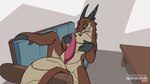 animal_genitalia animal_penis bedroom_eyes big_penis blue_sofa brown_body cetacean_genitalia cetacean_penis cock_teasing dark_claws dark_horn erection feral furniture genitals horn inside inviting_viewer looking_at_viewer lore lying male multicolored_body narrowed_eyes on_back on_sofa one_eye_closed penis pink_penis presenting presenting_penis seductive simple_background sofa solo swinging_legs swinging_penis table tapering_penis teasing teasing_viewer two_tone_body two_tone_tail white_background yellow_eyes alchesmity novaconis angels_with_scaly_wings mythology bryce_(angels_with_scaly_wings) dragon mythological_creature mythological_scalie scalie 16:9 2025 2d_animation animated frame_by_frame hi_res short_playtime signature widescreen