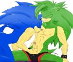 anthro duo eyes_closed genitals handjob humanoid_genitalia humanoid_penis male male/male muscular nipple_fetish nipple_play nipple_suck penile penis sex sucking midnightmuser sega sonic_the_hedgehog_(series) sonic_underground manic_the_hedgehog sonic_the_hedgehog eulipotyphlan hedgehog mammal hi_res brother_(lore) brothers_(lore) incest_(lore) sibling_(lore)