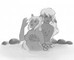 breast_grab breasts duo female fur hair hand_on_breast hot_spring nipples nude water thestrangeness bunny_and_fox_world angora_(kineta) ania_(fu8) animal_humanoid arctic_fox bovid bovid_humanoid canid canid_humanoid canine canine_humanoid caprine caprine_humanoid fox fox_humanoid goat goat_humanoid humanoid mammal mammal_humanoid true_fox monochrome