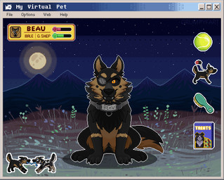 bared_teeth collar computer_mouse feral heart_symbol male moon night petting solo tail tail_motion tailwag teeth transformation tummy_nipples grumpyfart beau_(williamca) canid canine canis domestic_dog german_shepherd herding_dog mammal pastoral_dog werecanid werecanine werecreature weredog animated digital_media_(artwork) icon pixel_(artwork)
