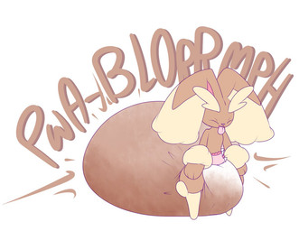 ambiguous_gender clothing diaper excessive_feces eyes_closed feces hyper hyper_feces hyper_soiling scatplay soiled_diaper soiling solo tongue tongue_out unclean_diaper used_diaper sir-dancalot nintendo pokemon generation_4_pokemon lagomorph lopunny mammal pokemon_(species) unavailable_at_source