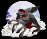 black_body black_feathers feathered_wings feathers female feral hair hooves purple_eyes red_hair solo wings purplesplash1372 hasbro my_little_pony mythology fan_character equid equine mammal mythological_creature mythological_equine pegasus 2017 alpha_channel digital_media_(artwork)