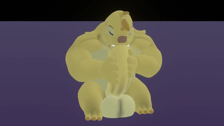 3_toes 4_fingers anthro anthrofied autofellatio balls big_penis biped black_eyes brown_pawpads buckteeth erection feet fingers genitals holding_penis huge_penis humanoid_genitalia humanoid_penis hyper hyper_genitalia hyper_penis male masturbation muscular muscular_anthro muscular_male oral oral_masturbation pawpads penile penile_masturbation penis purple_background red_nose simple_background solo teeth toes yellow_balls yellow_body yellow_penis deerly_beloved disney lilo_and_stitch reuben_(lilo_and_stitch) alien experiment_(lilo_and_stitch) 16:9 2023 3d_(artwork) 3d_animation animated digital_media_(artwork) loop no_sound short_playtime video widescreen