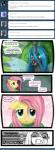 arthropod changeling comic duo english_text equid equine female fluttershy_(mlp) friendship_is_magic hasbro hi_res horn horse insect_wings mammal my_little_pony pablofiorentino pony queen_chrysalis_(mlp) text transformation trapped tumblr wings