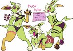 anthro breasts female glowing nipples pronouns solo epilepsy_warning guncht nintendo pokemon dijon_(guncht) eeveelution generation_1_pokemon jolteon pokemon_(species) animated model_sheet short_playtime male_(lore)