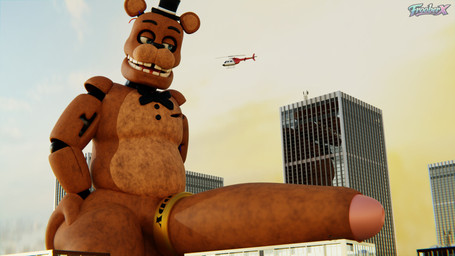 accessory aircraft anthro balls big_balls big_butt big_penis bodily_fluids bow_tie brown_body brown_fur building bus butt car city cityscape clothed clothed_male clothing cloud cock_ring cock_vore commercial_vehicle crowd crowd_scene crowd_watching day exhibitionism foreskin fur genitals group happy hat headgear headwear helicopter huge_balls huge_penis hyper hyper_balls hyper_genitalia hyper_penis imminent_vore jewelry light logo looking_at_another looking_pleasured machine macro male nude nude_macro nude_male outside penile penis penis_accessory penis_jewelry public public_nudity school_bus seductive sky skyscape skyscraper solo store sunlight taxicab teeth thick_thighs tongue vehicle vein veiny_penis vore vore_implied frooberx spacebaron_(modeler) five_nights_at_freddy's five_nights_at_freddy's_2 scottgames freddy_(fnaf) withered_freddy withered_freddy_(fnaf) animatronic bear human mammal robot 16:9 2026 3d_(artwork) artist_logo colored digital_media_(artwork) hi_res widescreen