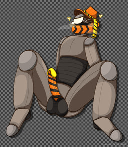 blush breath erection genitals heart_symbol humanoid_genitalia humanoid_penis leaning leaning_backward machine male not_furry one_eye_closed panting penis segmented_body solo spread_legs spreading wink hayrideswildride toontown toontown_corporate_clash toontown_online land_acquisition_architect humanoid robot robot_humanoid hi_res