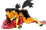 animal_genitalia animal_penis anthro anthro_on_anthro bodily_fluids canine_genitalia canine_penis drooling duo fur genitals knot male male/male nude penis red_body red_fur saliva simple_background white_background yellow_body yellow_fur guncht emilz_(guncht) rue_(guncht) canid canine canis felid feline hybrid hyena jackal mammal serval spotted_hyena