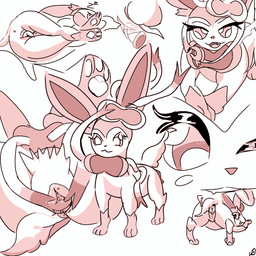 animal_genitalia animal_vulva anus ass_up bodily_fluids canine_genitalia canine_vulva dildo eyelashes fellatio_gesture female female_feral feral fur fur_tuft genital_fluids genitals gesture lying on_side paws pink_body pink_fur presenting presenting_vulva pubes ribbons_(anatomy) sex_toy solo suggestive suggestive_gesture tongue tongue_out tuft vaginal_fluids vulva white_body x_anus elonxaun nintendo pokemon eeveelution generation_6_pokemon pokemon_(species) sylveon 1:1 digital_media_(artwork) hi_res
