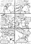 2016 anthro badge black_and_white bovid bovine bruised canid canine cape_buffalo chief_bogo clothing comic dialogue disney door english_text eric_schwartz fox hi_res horn line_art male mammal monochrome necktie nick_wilde officer_mchorn police police_uniform red_fox rhinoceros sound_effects speech_bubble text torn_clothing true_fox uniform violence window zootopia