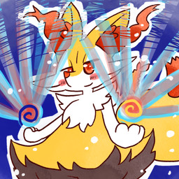 ambiguous_anthro ambiguous_gender anthro biped blush closed_smile dipstick_tail featureless_crotch food front_view markings mouth_closed outline shrimp_(food) simple_background smile snout solo tail tail_markings annyui0611 nintendo pokemon braixen canid generation_6_pokemon mammal pokemon_(species) 1:1 2022 digital_drawing_(artwork) digital_media_(artwork) half-length_portrait hi_res japanese_description portrait translated_description