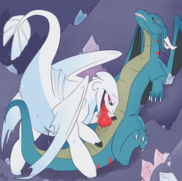 2_horns animal_genitalia animal_penis anus back_wings black_cum bodily_fluids cave claws cleanup_blowjob colored_cum corruption cum cum_drip cum_in_vagina cum_inside dripping duo erection fellatio female feral genital_fluids genitals grey_body horn inside knot looking_at_another looking_at_partner looking_pleasured male male/female markings membrane_(anatomy) membranous_wings mind_control open_mouth oral penile penis penis_in_mouth quadruped red_eyes red_markings saliva sex standing teeth tongue unusual_bodily_fluids unusual_cum unusual_genital_fluids vaginal_fluids vulva white_body wings fuf dreamworks european_mythology how_to_train_your_dragon mythology dragoviir nubless dragon fury_(httyd) light_fury mythological_creature mythological_scalie scalie western_dragon 2019 hi_res