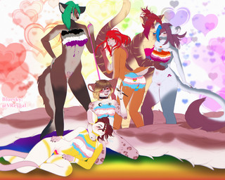 asexual_pride_colors balls bisexual_pride_colors breasts butt female genitals lesbian_pride_colors lgbt_pride male orange_lesbian_pride_colors overweight pansexual_pride_colors pride_colors sack small_breasts transgender_pride_colors vreygal avari bella_(vreygal) koran levan maple_(vreygal) vegas_reygal canid canine canis chinchilla chinchillid domestic_cat felid feline felis lagomorph leporid mammal mouse murid murine pantherine rabbit rat rodent snow_leopard tiger wolf 2025 5:4 hi_res trans_(lore) trans_man_(lore) trans_woman_(lore)