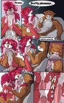 accessory age_difference ahegao anthro anthro_on_anthro anthro_penetrated anthro_penetrating anthro_penetrating_anthro balls blush bodily_fluids bottomless breast_play breast_suck breasts breath clitoris clothed clothing clothing_lift dialogue drooling duo eyes_closed female female_on_top female_penetrated flat_chested flower flower_in_hair fur genital_fluids genitals hair hair_accessory happy happy_sex heart_symbol humanoid_genitalia humanoid_penis imminent_sex licking looking_pleasured male male/female male_penetrating male_penetrating_female navel nipple_fetish nipple_lick nipple_pinch nipple_play nipple_suck nipples nude on_top open_mouth panting pawpads penetration penis pillow pinch pink_body pink_fur pink_hair pink_nose pink_pawpads plant pussy pussy_juice_on_penis pussy_rubbing saliva sex shirt shirt_in_mouth shirt_lift smile sucking tail teasing text tongue tongue_out topwear vaginal vaginal_fluids vaginal_penetration yellow_eyes young young_anthro young_female young_penetrated fuf padraig_(masterofall) viola_(masterofall) canid canine felid fox mammal prehistoric_species saber-toothed_tiger 2023 absurd_res comic english_text hi_res daughter_(lore) father_(lore) father_and_child_(lore) father_and_daughter_(lore) incest_(lore) parent_(lore) parent_and_child_(lore) parent_and_daughter_(lore)