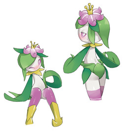 ambiguous_gender ambiguous_humanoid blush blush_lines butt flower green_body leaf multicolored_body not_furry one_eye_closed plant pseudo_hair purple_body purple_flower purple_sclera simple_background sitting solo standing white_background white_body white_eyes yellow_body tosx nintendo pokemon elemental_creature elemental_humanoid flora_fauna generation_8_pokemon hisuian_form hisuian_lilligant humanoid plant_humanoid pokemon_(species) regional_form_(pokemon) 2026