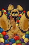 anal anal_juice anal_juice_on_butt anal_juice_on_finger anal_penetration anal_storage anthro anus ball_in_ass ball_pit balls big_penis black_cum bodily_fluids buckteeth butt cavity_storage colored_cum cum drooling gaping gaping_anus genital_fluids genitals glans improvised_sex_toy machine male nude nude_anthro nude_male object_in_ass penetration penis perineum saliva solo teeth thick_thighs tongue tongue_out unusual_bodily_fluids unusual_cum unusual_genital_fluids vein veiny_penis yellow_balls yellow_body yellow_inner_ear yellow_penis yellow_perineum cleancutvain five_nights_at_freddy's into_the_pit scottgames spring_bonnie_(fnaf) animatronic lagomorph leporid mammal rabbit robot 2024 digital_media_(artwork)