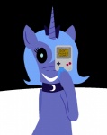 crown electronics female feral game_boy_console game_console grimdark handheld handheld_console headgear holding_console holding_game_boy holding_object horn lunadventure nintendo_console smile solo lupinator friendship_is_magic game_boy game_boy_family hasbro my_little_pony mythology nintendo princess_luna_(mlp) equid equine mammal mythological_creature mythological_equine unicorn crossover