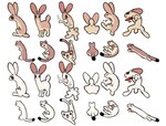 ambiguous_gender anus blood bodily_fluids brown_body corpse death feral group scut_tail short_tail sitting tail toony white_body wounded y_anus conditional_dnp labbit_(artist) 4clan hare lagomorph leporid mammal mustelid musteline true_musteline weasel