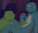 2013 3_fingers anthro ashitarimai bald beige_skin black_eyes blue_eyes brother chair drooling duo erection gay grasp green_penis green_skin incest inside lamp leonardo_(tmnt) lizard looking_down male michelangelo_(tmnt) mutant ninja nude penis penis_grab pink_penis pink_skin raised_arm reptile room saliva scalie sewer shell sibling sitting sofa spread_legs spreading squint teenage_mutant_ninja_turtles tongue tongue_out turtle uncut white_eyes
Rating: Explicit
Score: 5
User: forkU
Date: August 12, 2013