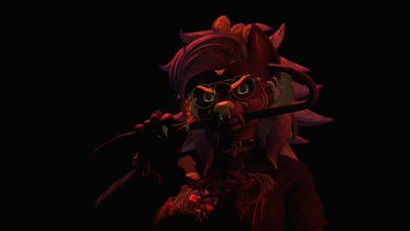 alternative_fashion angry anthro black_background crowbar female goth intimidation mommydom punk red_light simple_background solo teeth threatening tools mythicalyeen alberarts_(modeler) dexy humanoid hyenid_(species) 16:9 3d_(artwork) absurd_res digital_media_(artwork) hi_res widescreen