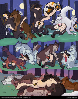 after_sex after_vaginal andromorph andromorph/male andromorph_on_feral andromorph_penetrated animal_genitalia animal_penis animal_vulva anthro anthro_on_feral anthro_penetrated anus balls bestiality bestiality_impregnation bite biting_vulva blood bodily_fluids canine_genitalia canine_penis canine_vulva cum cum_in_vagina cum_inside doggystyle erection excessive_cum excessive_genital_fluids eyes_closed fellatio feral feral_penetrating feral_penetrating_anthro forest from_behind_position gangbang genital_fluids genitals glowing glowing_genitalia group group_sex impregnation inaccurate_knotting intersex intersex/male intersex_on_feral intersex_penetrated intraspecies intraspecies_bestiality knot knotted_penis knotting looking_pleasured male male_feral male_penetrating male_penetrating_andromorph male_penetrating_intersex mating_grip moon neck_bite oral oral_penetration penetration penile penile_penetration penis penis_in_vagina plant rough_sex scratches sex sheath spread_vulva spreading sunrise text tongue tongue_out top_hole tree vaginal vaginal_knotting vaginal_penetration vulva conditional_dnp lustylamb mythology ashenclaw canid canine canis dragon hybrid mammal mythological_canine mythological_creature mythological_scalie scalie werecanid werecanine werecreature werewolf wolf absurd_res comic hi_res sequence url