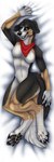 anthro dakimakura female solo zhekathewolf canid canine canis domestic_dog mammal absurd_res dakimakura_design hi_res