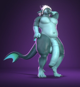 animal_genitalia animal_penis anthro balls belly big_balls big_penis blue_eyes curvy_figure expansion eyelashes fin genital_expansion genitals glistening glistening_arms glistening_balls glistening_body glistening_genitalia glistening_penis glistening_skin glistening_tail glistening_thighs hair hanging_penis huge_balls huge_penis humanoid_genitalia humanoid_penis hybrid_genitalia hybrid_penis hyper hyper_genitalia hyper_penis long_hair long_penis male medial_ring medial_ringed_humanoid_penis medial_ringed_hybrid_penis norbertsmokkard nude overweight penis purple_background scales simple_background slightly_chubby smile solo stretching tail text thick_penis thick_thighs white_hair wide_hips norrxie european_mythology mythology norr_(norrxie) aquatic dragon fish mythological_creature mythological_scalie reptile scalie western_dragon 3d_(artwork) digital_media_(artwork) hi_res