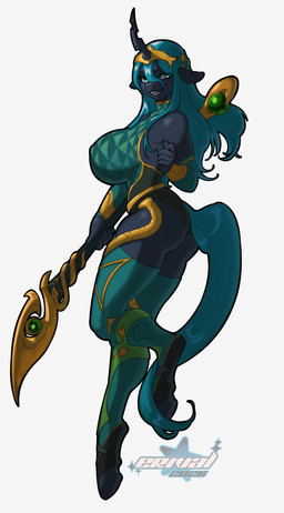 anthro big_breasts breasts female horn magic_wand nipple_outline pose queen royalty solo erival friendship_is_magic hasbro marvel my_little_pony mythology loki_(marvel) queen_chrysalis_(mlp) equid equine horse mammal mythological_creature mythological_equine pony unicorn absurd_res hi_res pinup