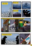 building car city civilian destroy destruction duo female japan landmark male male/female mount_fuji panorama sea silhouette street text titans tokyo tokyo_skytree town vehicle water juanonyx godzilla_(series) monsterverse mothra_(series) palmer toho fuji godzilla mothra kaiju comic english_text hi_res