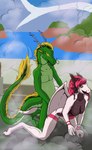 anal anal_penetration anthro bath bathhouse female fur green_body green_scales japanese male nude penetration scales sex yellow_body yellow_fur a_snake_with_hat mythology captain_ryusugi dragon eastern_dragon mythological_creature mythological_scalie reptile scalie absurd_res hi_res